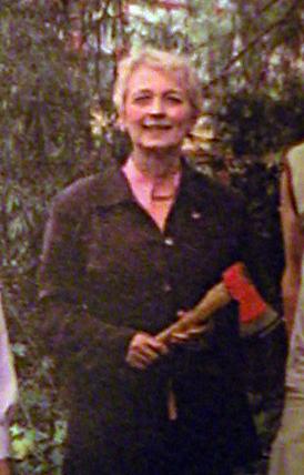 Anne Campbell, with an axe 