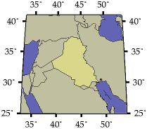 Iraq map 